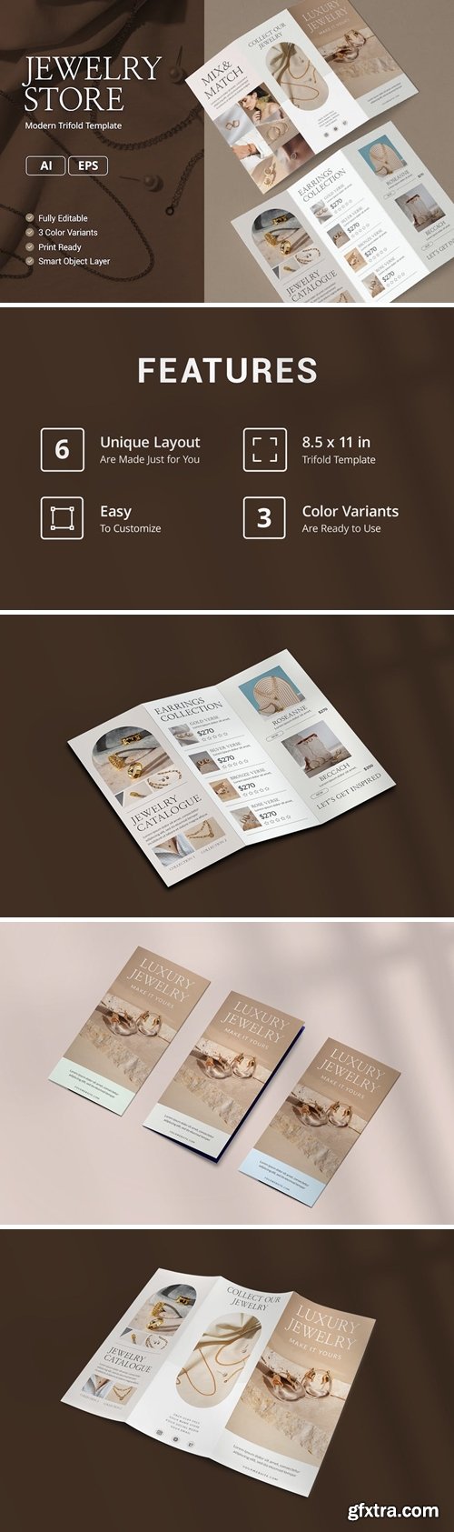 Jewelry Store Brochure Template VHUXKLN