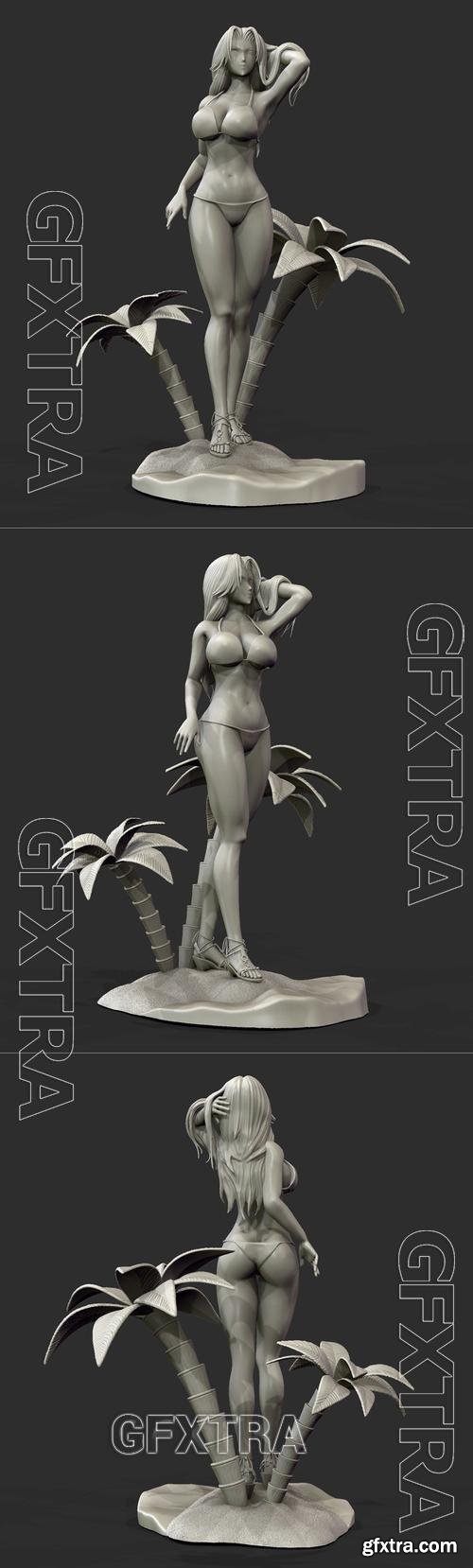 Bleach Rangiku Matusmoto beach Swimsuit &ndash; 3D Print Model