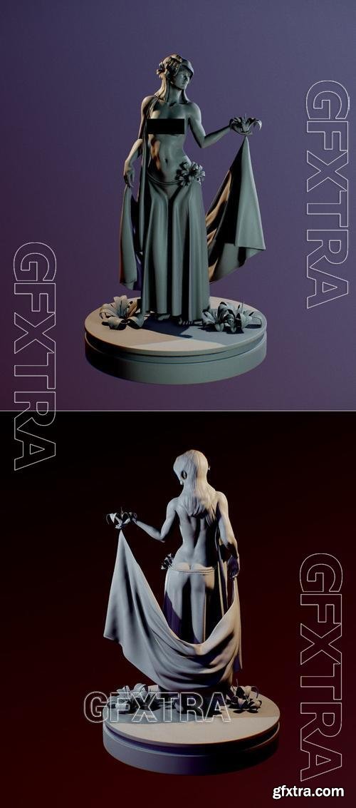 Statue of Dibella &ndash; 3D Print Model