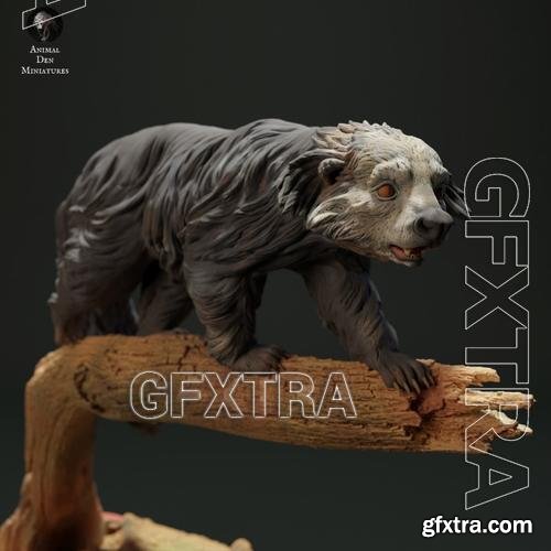 Animal Den - Binturong Bea Cat &ndash; 3D Print Model