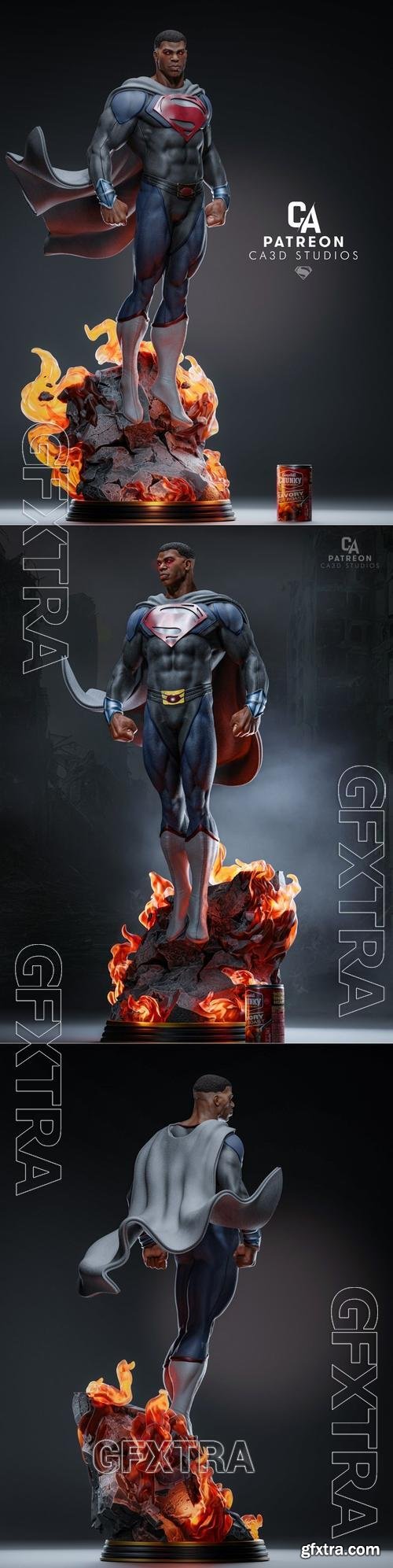 Ca 3d Studios - Val Zod-Superman &ndash; 3D Print Model
