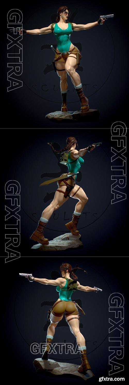 Tomb Raider Lara Croft &ndash; 3D Print Model