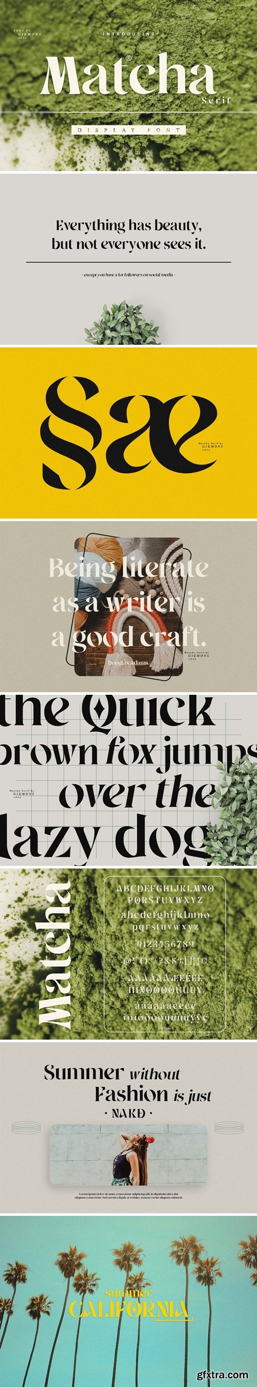 Matcha Serif Font