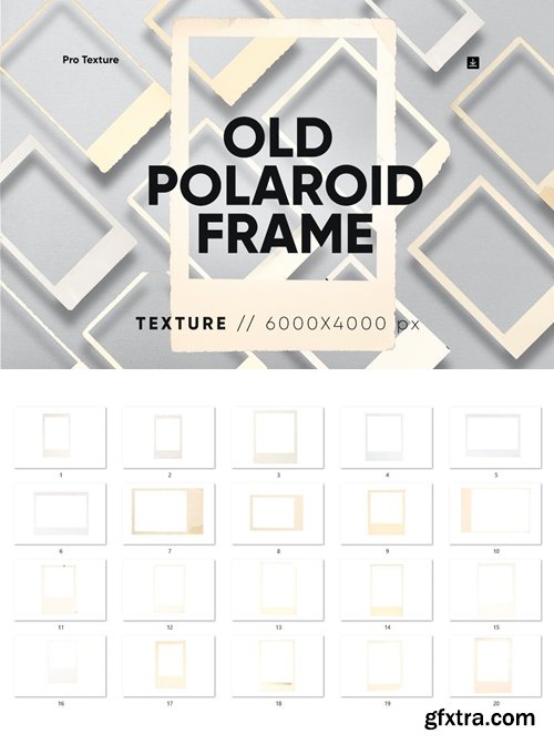 20 Vintage Polaroid Frame Overlay HQ E4RGYQY