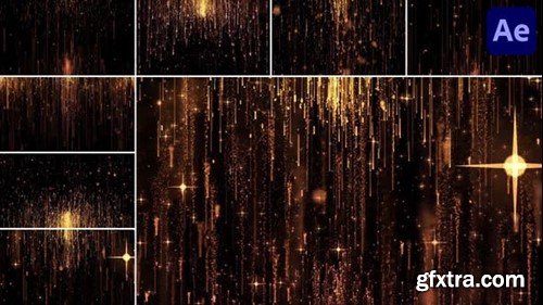 Videohive Gold Backgrounds for After Effects 45527166