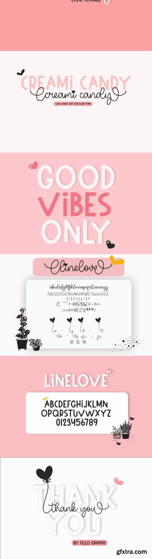 Line Love Font Duo