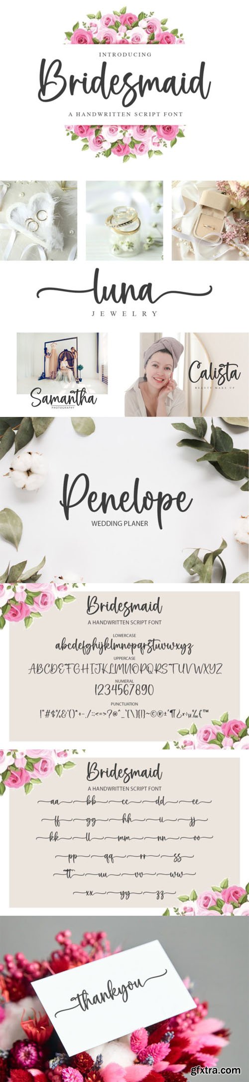 Bridesmaid Script Font