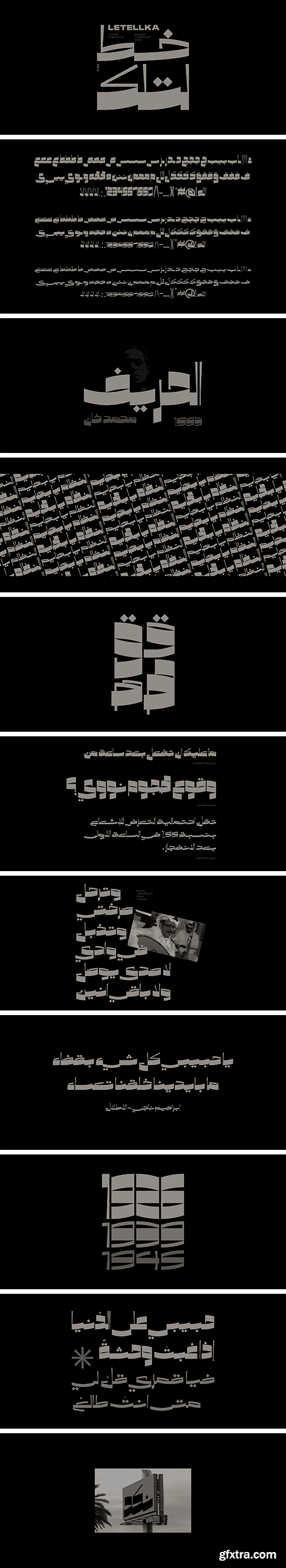 Letellka - Arabic Typeface