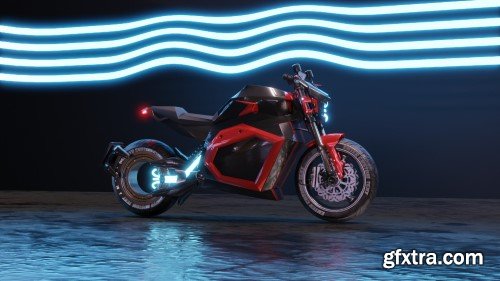 Modeling a Realistic Futuristic Motorcycle in Blender