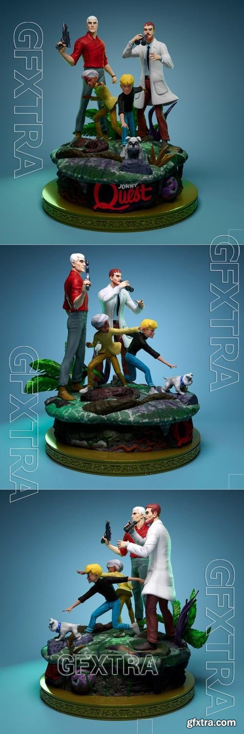 Jonny Quest - Epic Diorama 2 &ndash; 3D Print Model