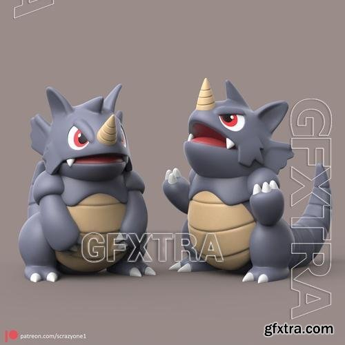 Rhydon &ndash; 3D Print Model