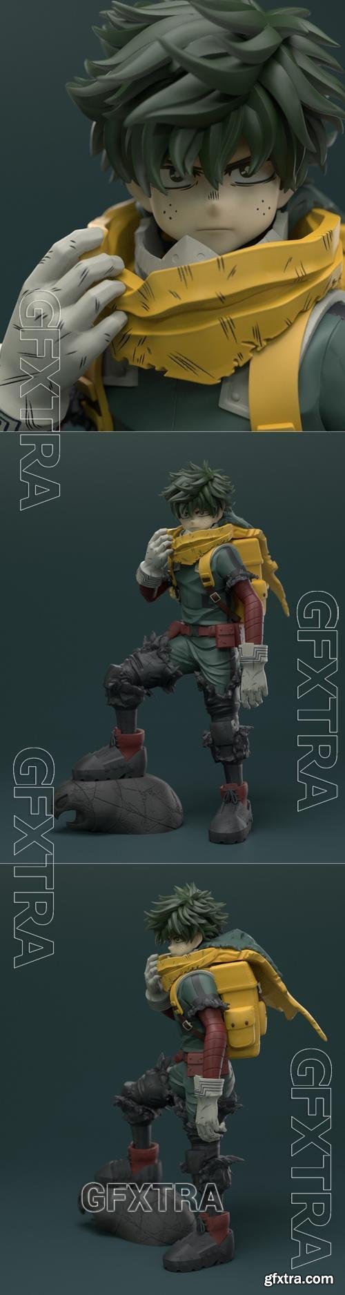 Izuku Midoriya - Deku Vigilante – 3D Print Model » GFxtra