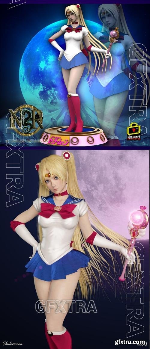 Sailor Moon &ndash; 3D Print Model