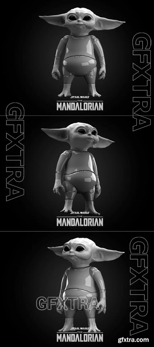 Baby Yoda &ndash; 3D Print Model