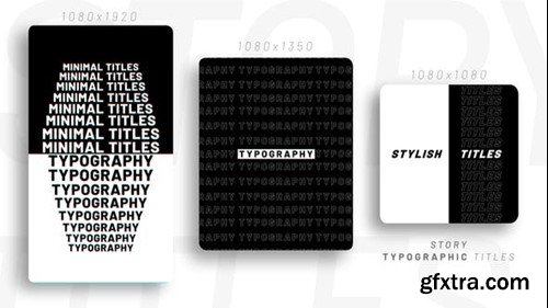 Videohive Instagram Typography Titles 45529778