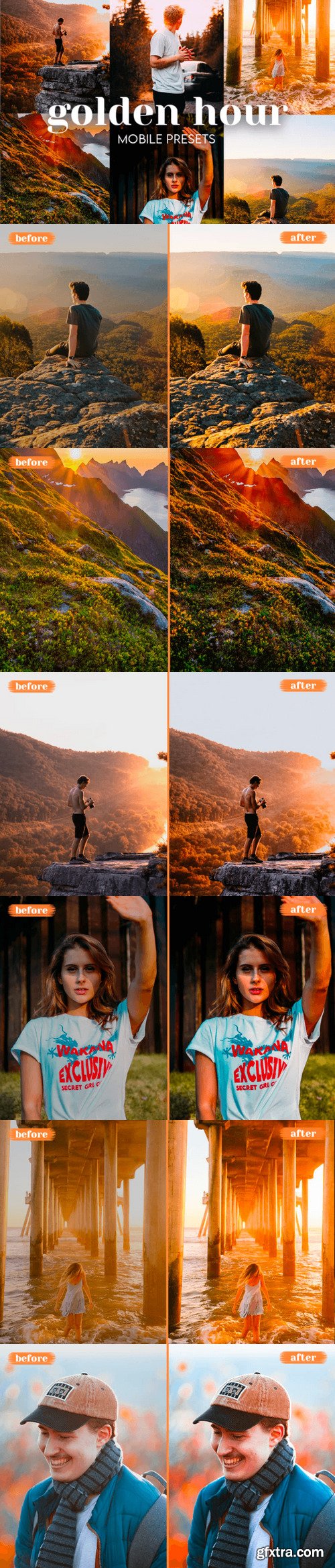 Golden Hour Lightroom Presets