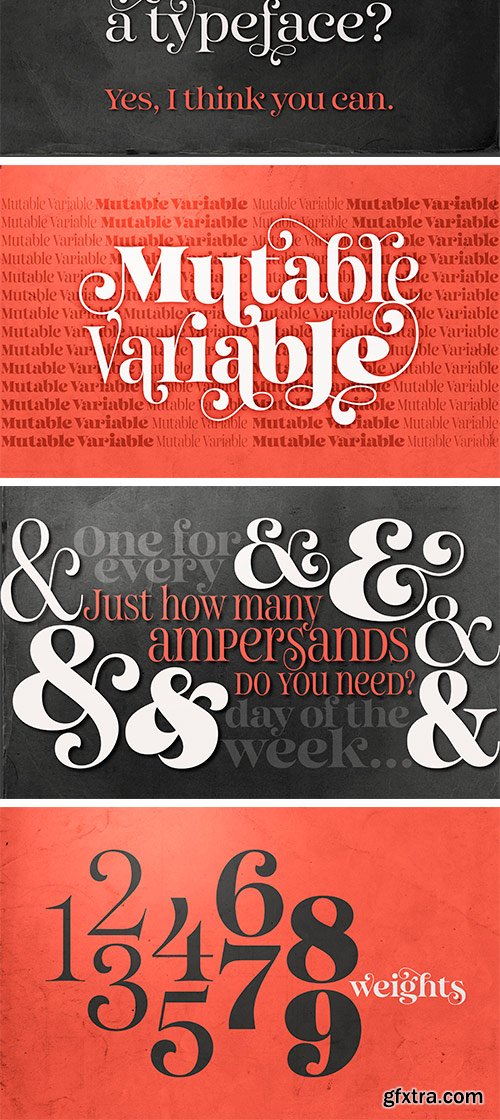 Mutable Font Family