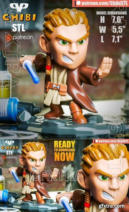 Young Obi Wan &ndash; 3D Print Model