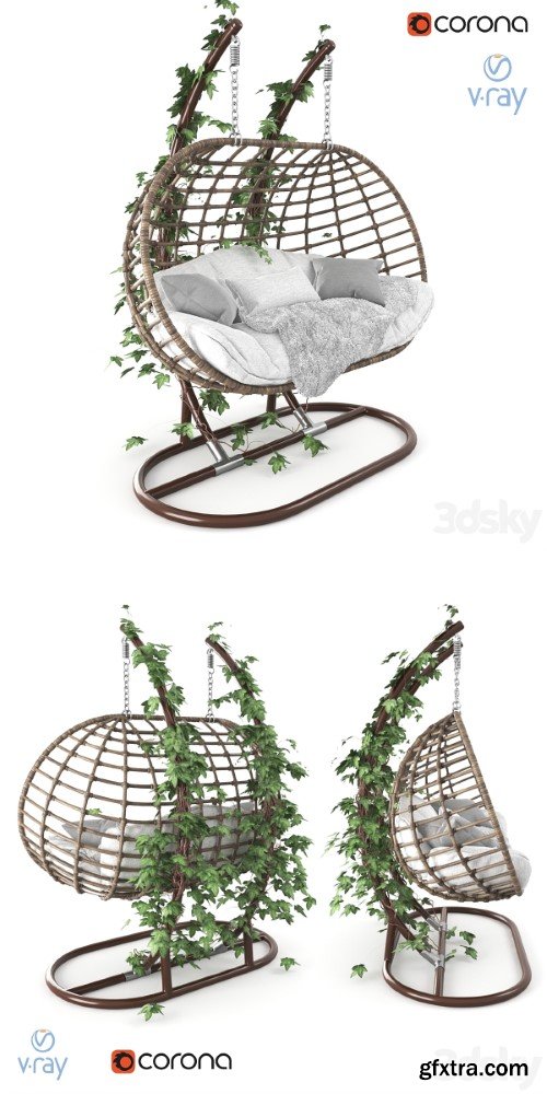 Garden swing hanging \