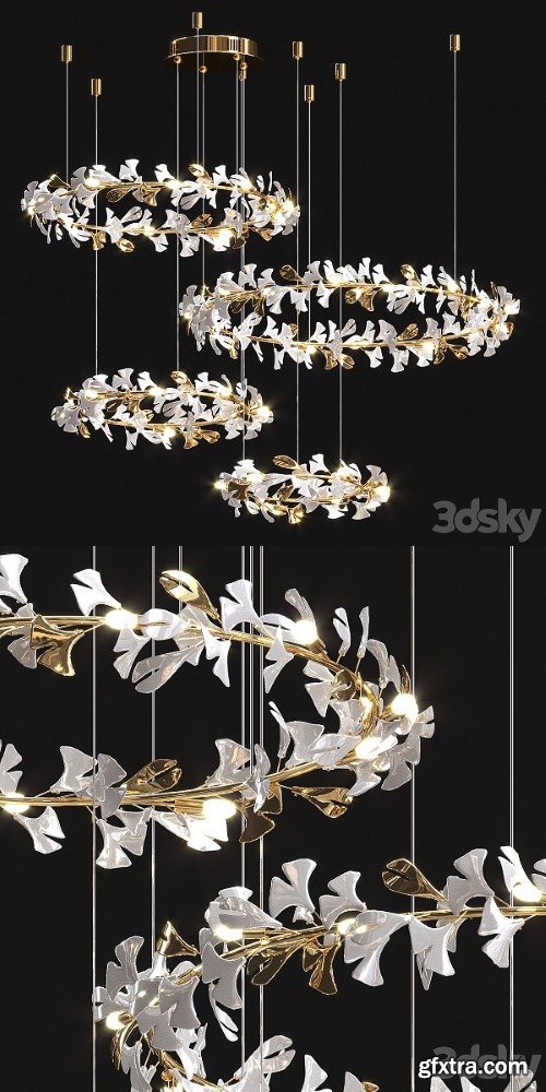 Cosmo Flower Chandelier 2