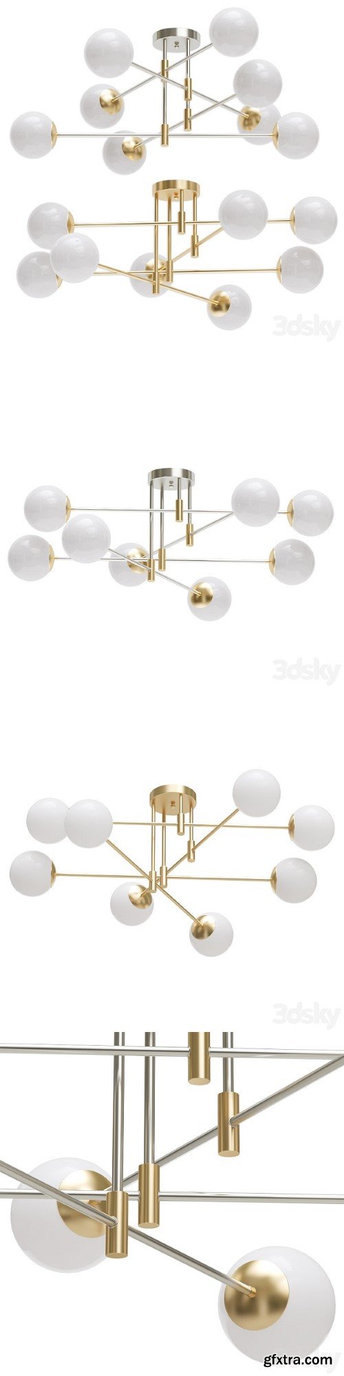 Chandelier Beckley Lampatron In a Modern Style