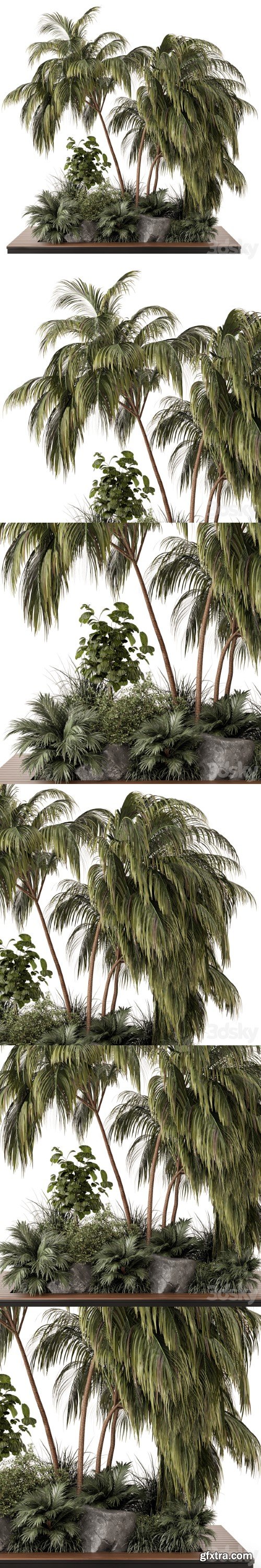 Outdoor Garden set bush and Tree - Garden Set 649 » GFxtra