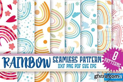 Rainbow Seamless Pattern