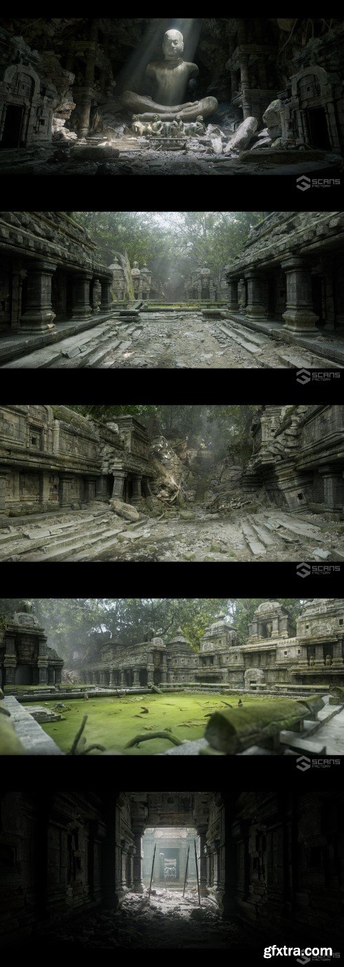 Temples of Cambodia - Ruins exterior and interior