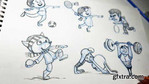 Figure drawing for Cartoon Characters