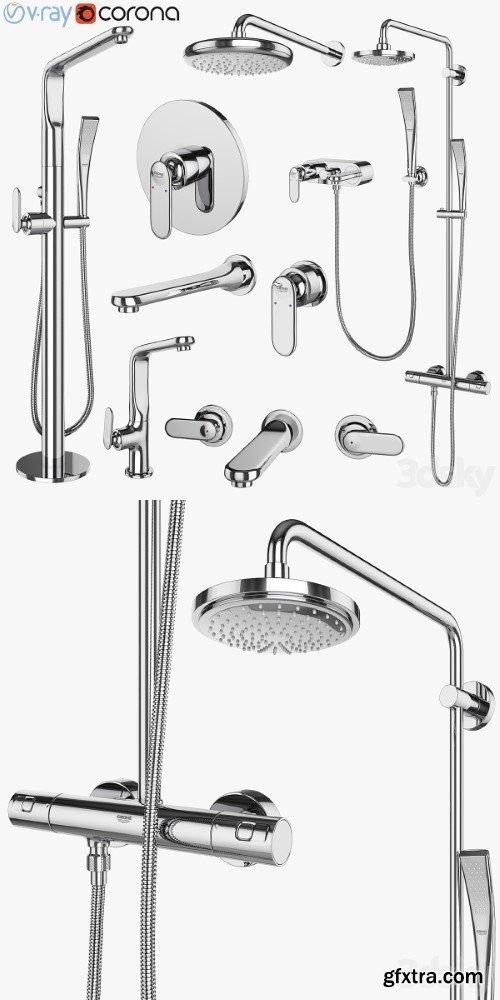 Mixers and showers GROHE | Veris set 70