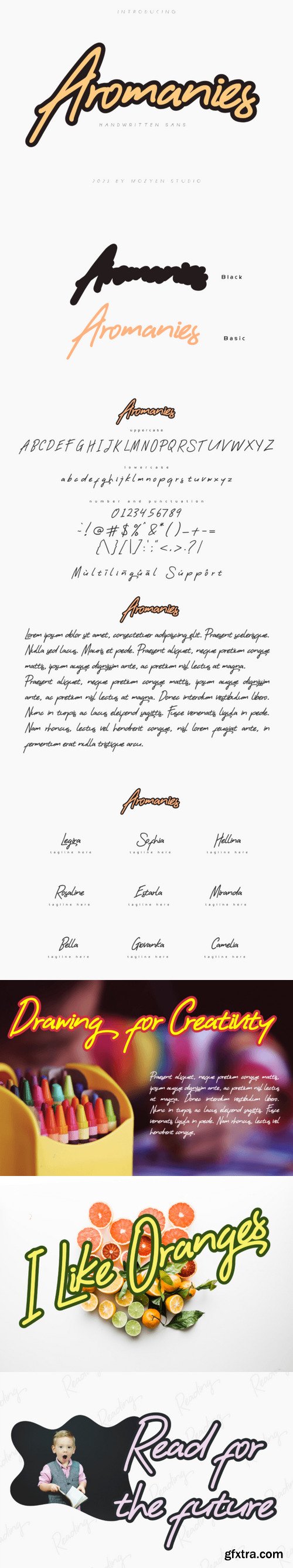 Aromanies Font