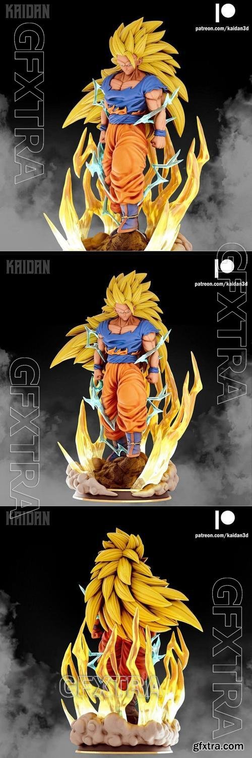 Goku SSJ3 by Kaidan &ndash; 3D Print Model