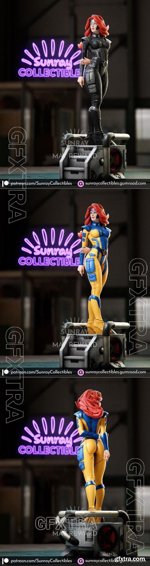 Jean Grey &ndash; 3D Print Model