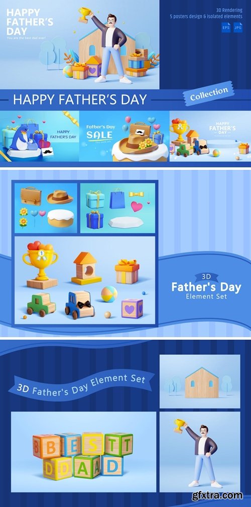 3D Father's Day Collection AQWPKZC