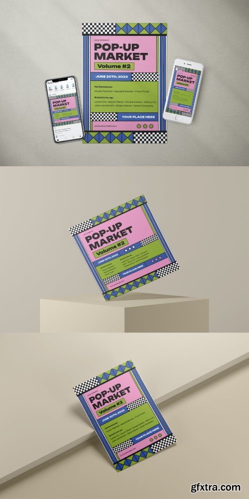 Pop Up Market - Flyer Media Kit Vol.2