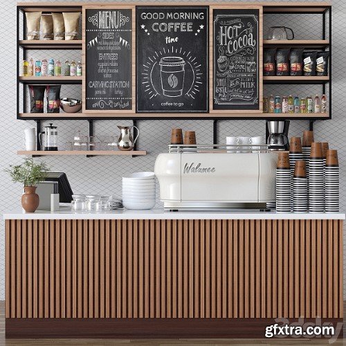 Design Project of a Cafe in Ethnic Style With a Coffee