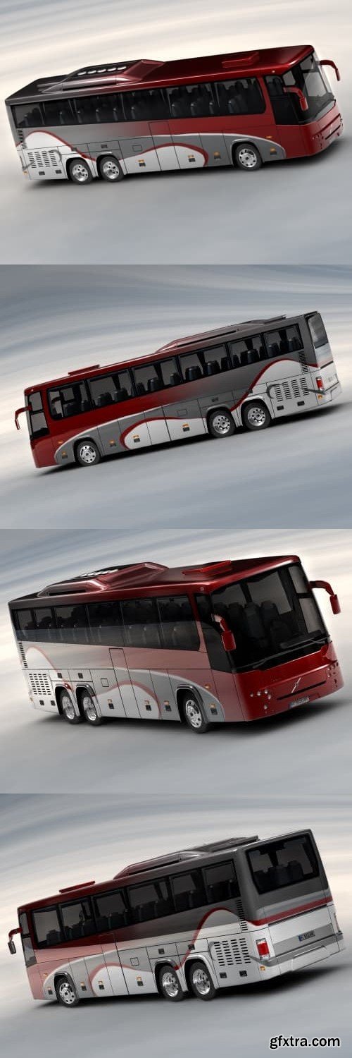 Volvo 9900 Bus 3D Model