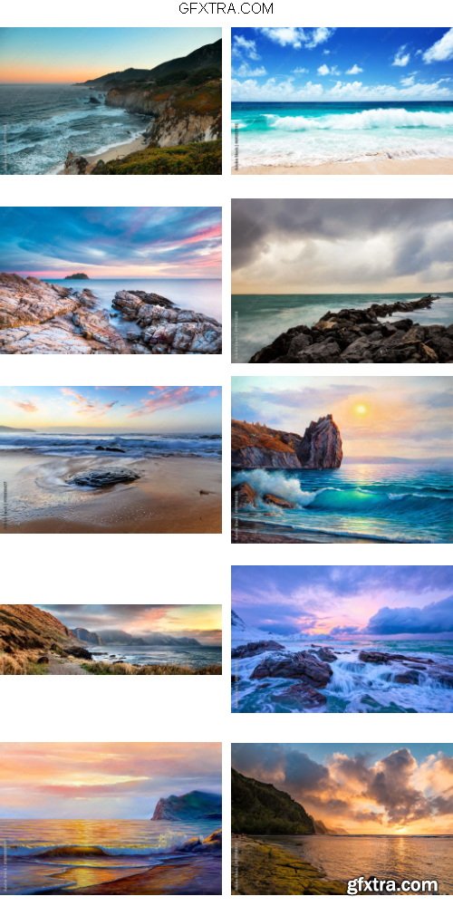 Seascape Images Pack 12xAI