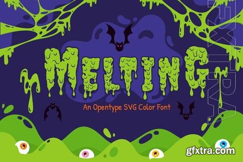 Melting font