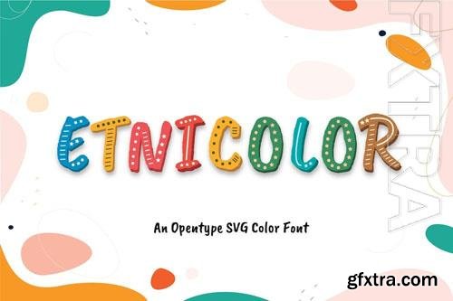 Etnicolor font