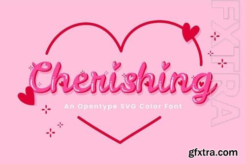 Cherishing font