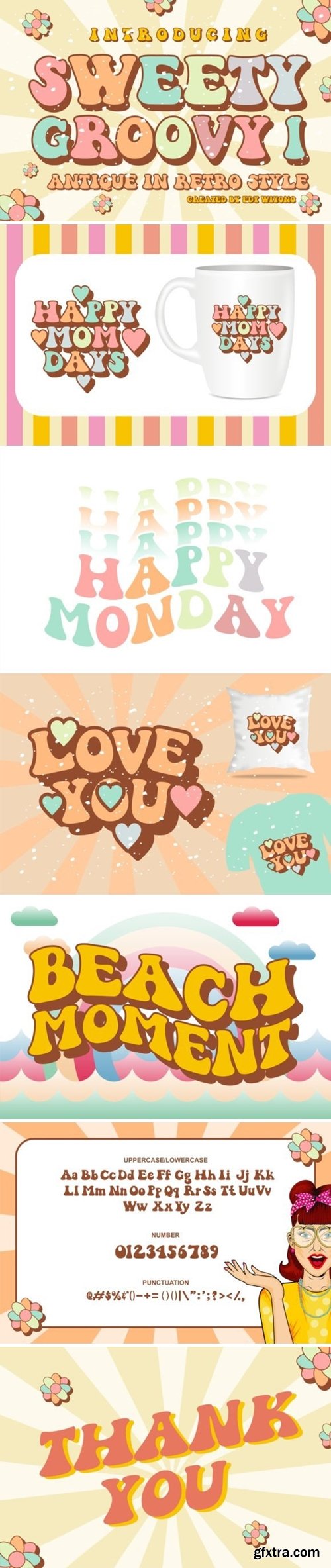 Sweety Groovy Font