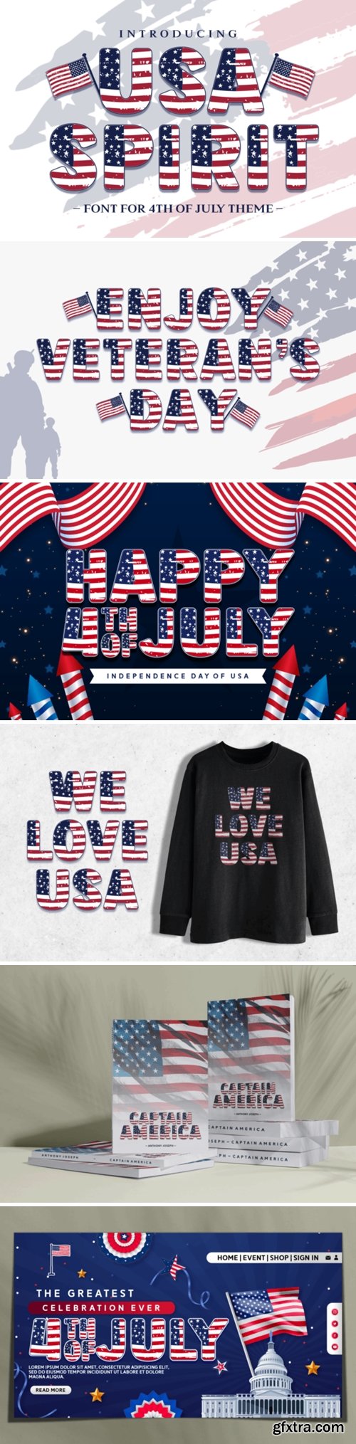 Usa Spirit Font