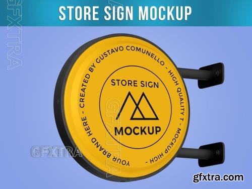 Store Signboard Mockup 544599558