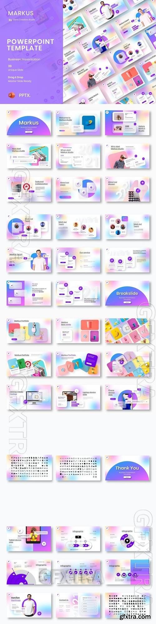 Markus – Business PowerPoint Template 2447PZZ