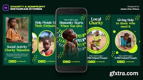 Videohive Charity & Nonprofit Instagram Stories Template 45607952