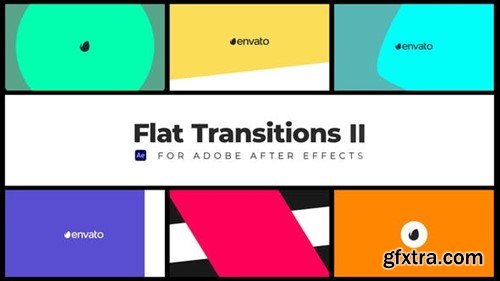 Videohive Flat Transitions II 45607588