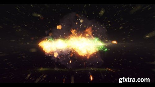 Videohive Explosion Cinematic Ambient Logo Sting 45384299