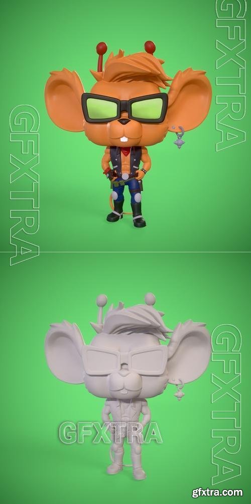 Throttle Funko &ndash; 3D Print Model