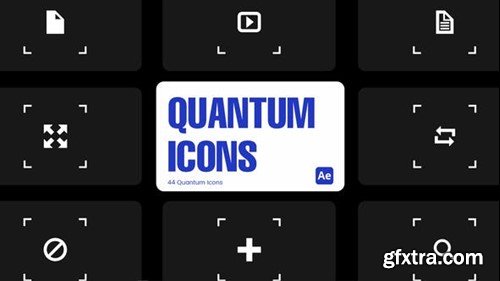 Videohive Quantum Icons for After Effects 45606163